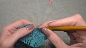 Нежнейшая овальная салфетка 4 - 6 ряд.