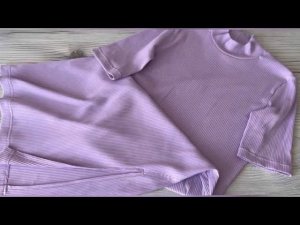 Шью платье с разрезом из ткани лапша
