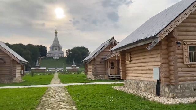 Подмосковье. Самая инстаграмная мельница. Село остров, Крестьянская усадьба, обзор бани с бассейном