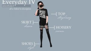 Streetwear Lookbook, All CC Links Included [The Sims 4]