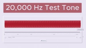 20000 Hz Test Tone | 20 kHz sound