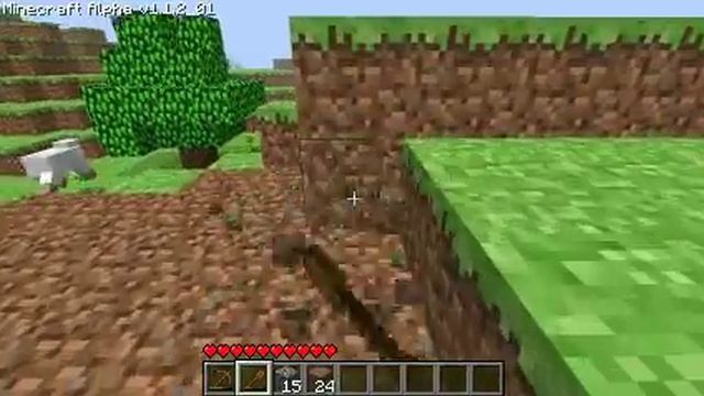 Minecraft α - 01 - Lets Play - Новый мир смотреть онлайн