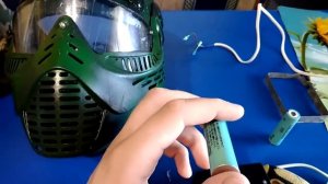 самодельная маска из волокна и линза с подогревом для хардбола и страйкбола