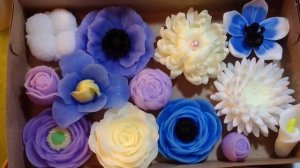 Мыло ручной работы / Наборы с цветами / Процесс