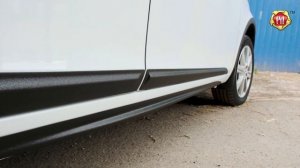 Защита внешней части порога без скотча Lada Vesta (russ-artel.ru)