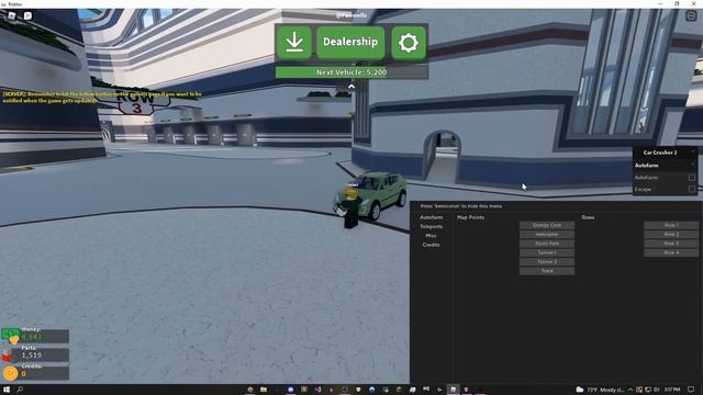 [UPDATED] ROBLOX | Car Crushers 2 Script Hack GUI | Auto Farm | Infinite Parts | *PASTEBIN 2021* смотреть онлайн