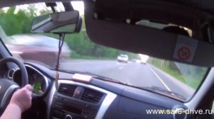 Обучение вождению на машине ученика. Урок № 10 часть 4 Обгон