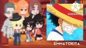 Luffy's family react to Luffy+joy boy//compiletion//One piece//GachaClub//#ytb #youtube