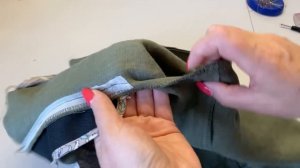 Шью шорты, обработка гульфика.