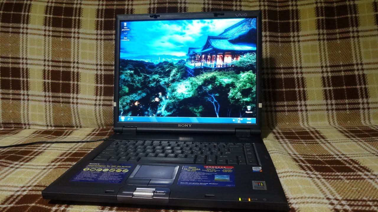 Ретро ноутбук Sony Vaio GRX560K 2002 года выпуска
