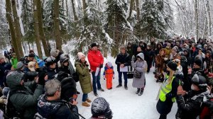 Выступления депутатов МГД на протестной встрече в Троицке.