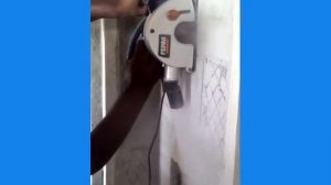 FERM Wall Chaser/ Wall Cutting machine/ Jari Machine/ Concrete Grooving Machine working Video