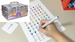 Маркеры для скетчинга Artisticks - рисуем вместе с Ксенией Курсовой набор 84 цвета