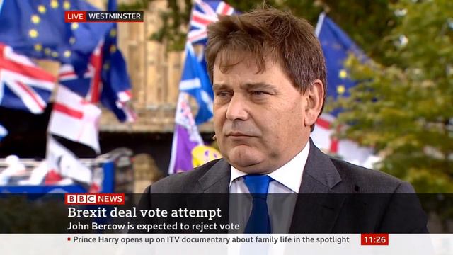 Andrew Bridgen MP discusses the current Brexit situation on BBC News