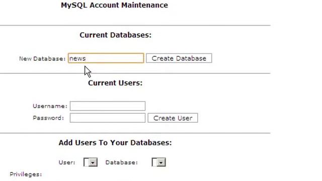 1 Create a database using cpanel смотреть онлайн