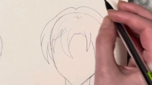 How to draw anime hair | Step by step easy!