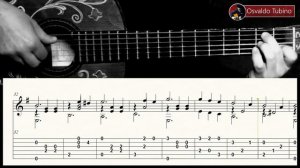 La Bohème ( Charles Aznavour) - Fingerstyle guitar - Arreglo solista con partitura y tablatura