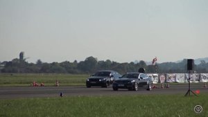 BMW M5 V10 vs Mercedes E63 AMG vs C63 AMG - RACE!