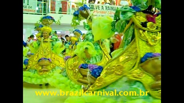Brasilian Folklore Dance in Green and Yellow: Baianas de Brasil смотреть онлайн