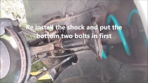 95-03 Mitsubishi Mirage repair 3 - Front strut replacement