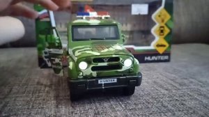 моделька УАЗ из коллекции Технопарк