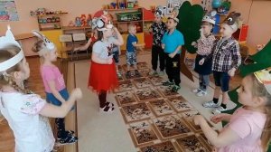 Музыкальная игра "У оленя дом большой"