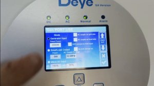 DEYE & Sunsynk Inverter generator setup