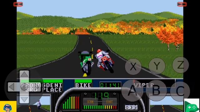 Дорожное безумие2:прохождение трассы:„Вермонт"—1 этап—прохождение с мотоциклом:„Shuricen 400" финал смотреть онлайн