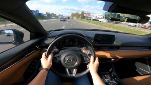 2023 Mazda 6 2.5 186 Hp  POV Test Drive @DRIVEWAVE1