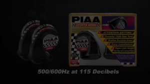 Сигналы звуковые PIAA EURO SPORTS HORN 500/600Hz 115 dB