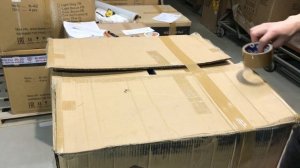 Упаковка стульев MELODY перед отправкой.