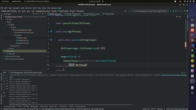 Minicurso de java threads (parte 1) - Clase Thread e interface Runnable смотреть онлайн