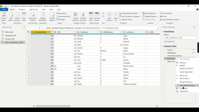 What is Query Folding in Power Query in Power BI Tutorial (35/50) смотреть онлайн