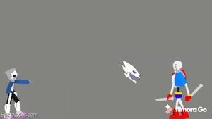 Disbelief Papyrus vs Dust Sans and ???? Part 2