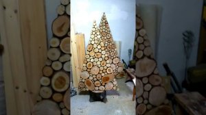 Елка из спилов