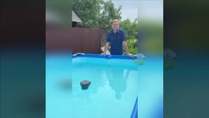 Вариант нагрева воды в дачном бассейне
