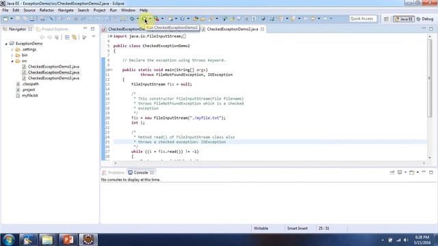 What is Java checked exception? | Java Exception handling смотреть онлайн