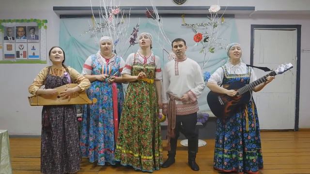 ансамбль "Лучина", песня "Голубеня", Малокалмашинский СДК