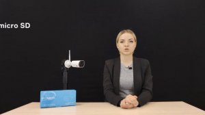 Уличная Wi-Fi камера видеонаблюдения с двусторонней аудиосвязью