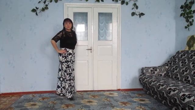 Как сшить  юбку в пол. смотреть онлайн