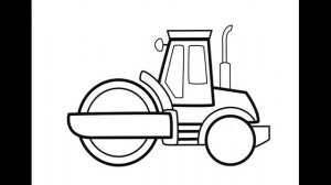 Как нарисовать Каток (машину). Раскраска Каток для детей