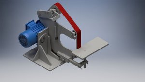 Самодельный гриндер на ленту 1600х50 мм