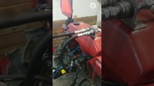 Dorábka hydrauliky na Mitsubishi MT 165. Дополнение гидравлики на японский минитрактор