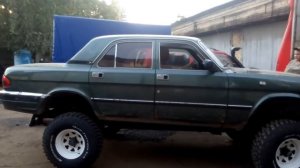 Проект УАЗоВолга. Первый выезд из гаража.