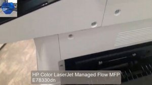 HP Color LaserJet Managed Flow MFP E78330dn