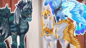 Морская гигантская лошадь VS Фонтастические лошади и пегасы ☘️🐎♥️