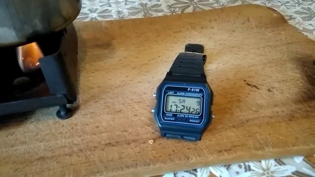 Кипятим воду сухим спиртом. Тест. Расход. смотреть онлайн