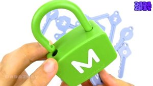 Учим английский алфавит с Замками для детей|Учим буквы ABC|Учим буквы английского алфавита