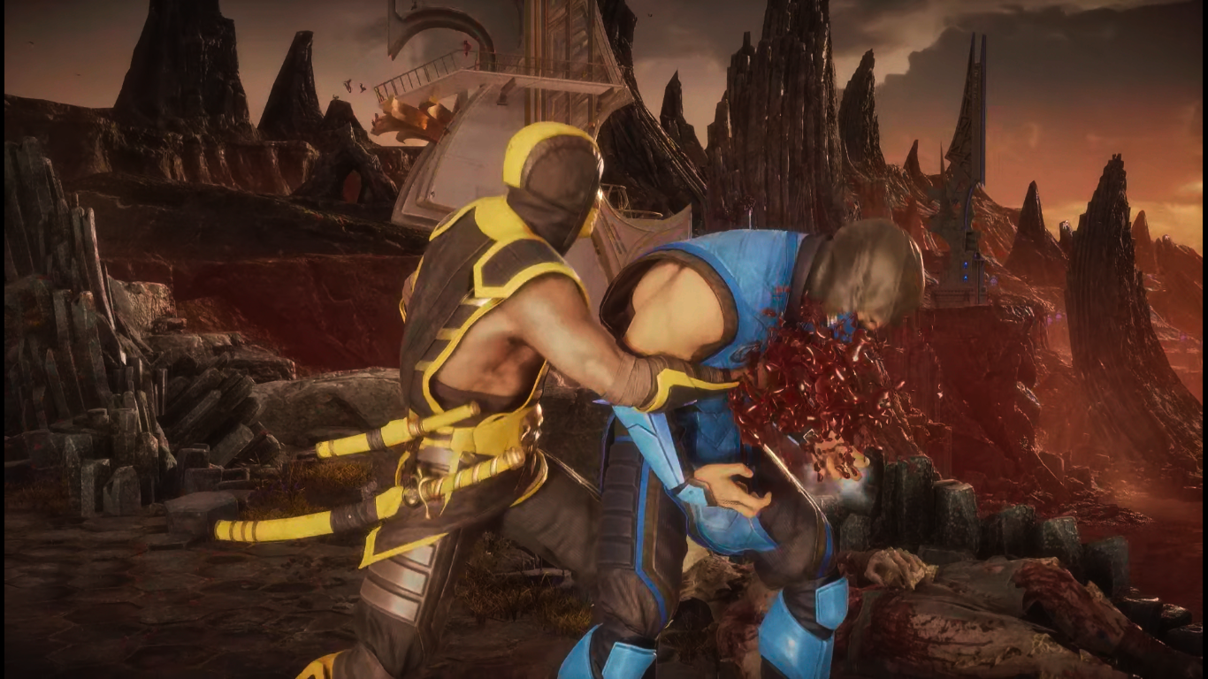 Скорпион захваты в Mortal Kombat 11