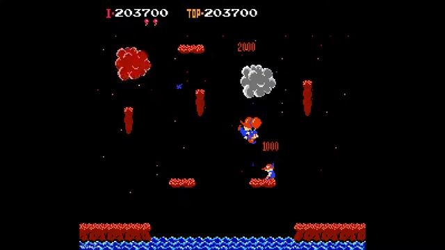 Balloon Fight (Balloon Trip) Longplay FC/NES RetroGame смотреть онлайн
